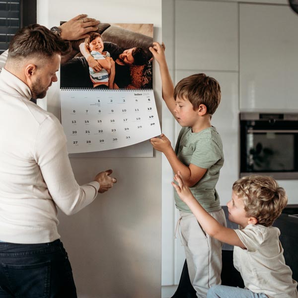 Nástěnný dvoudílný fotokalendář 2026