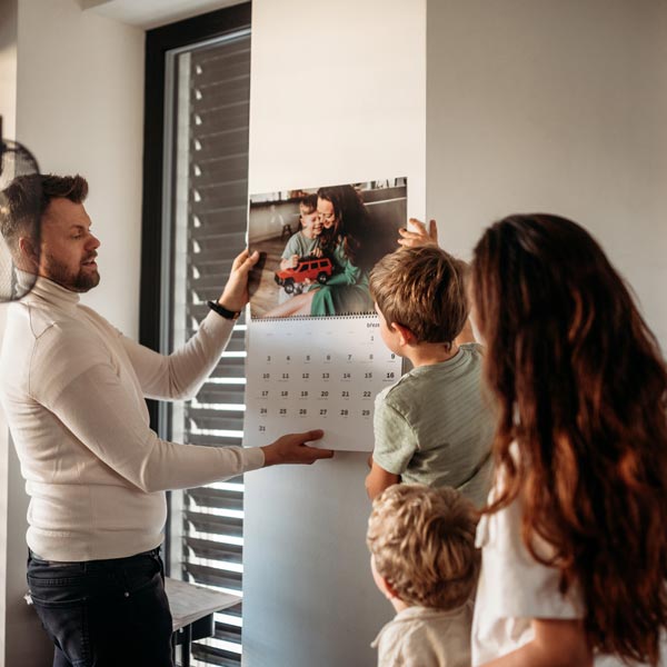 Nástěnný dvoudílný fotokalendář 2026