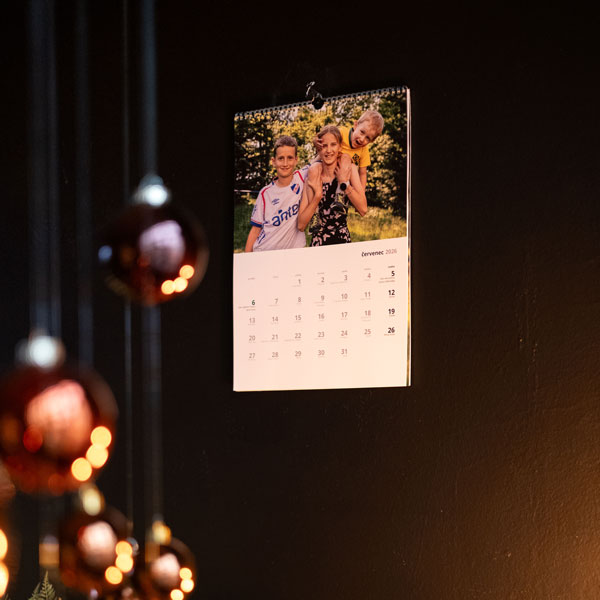 Měsíční nástěnný fotokalendář 2026