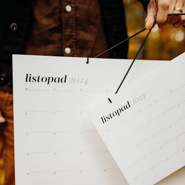 Moderní nástěnný fotokalendář 2026