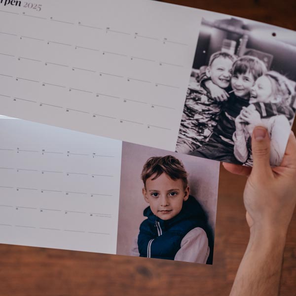 Moderní nástěnný fotokalendář 2026