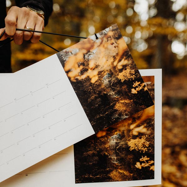 Moderní nástěnný fotokalendář 2026