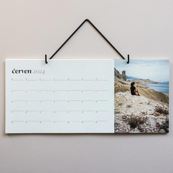 Moderní nástěnný fotokalendář 2026