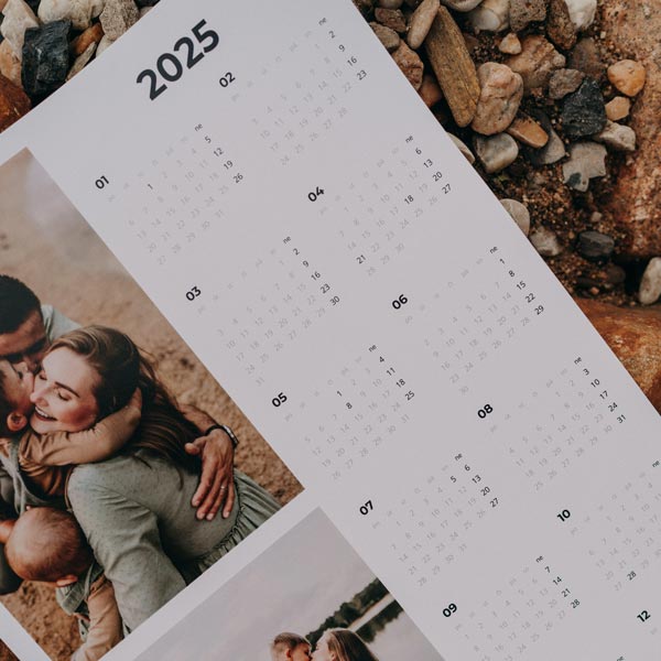 Roční nástěnný fotokalendář 2026