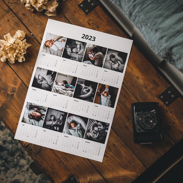 Roční nástěnný fotokalendář 2026