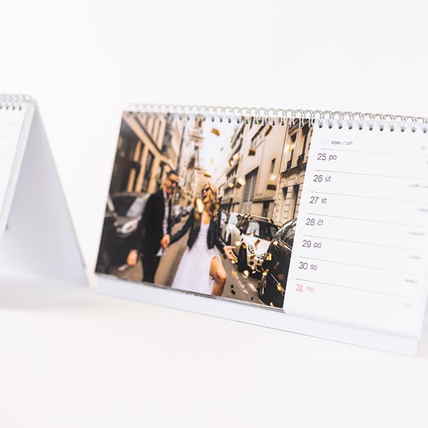 Stolní týdenní fotokalendář 2026